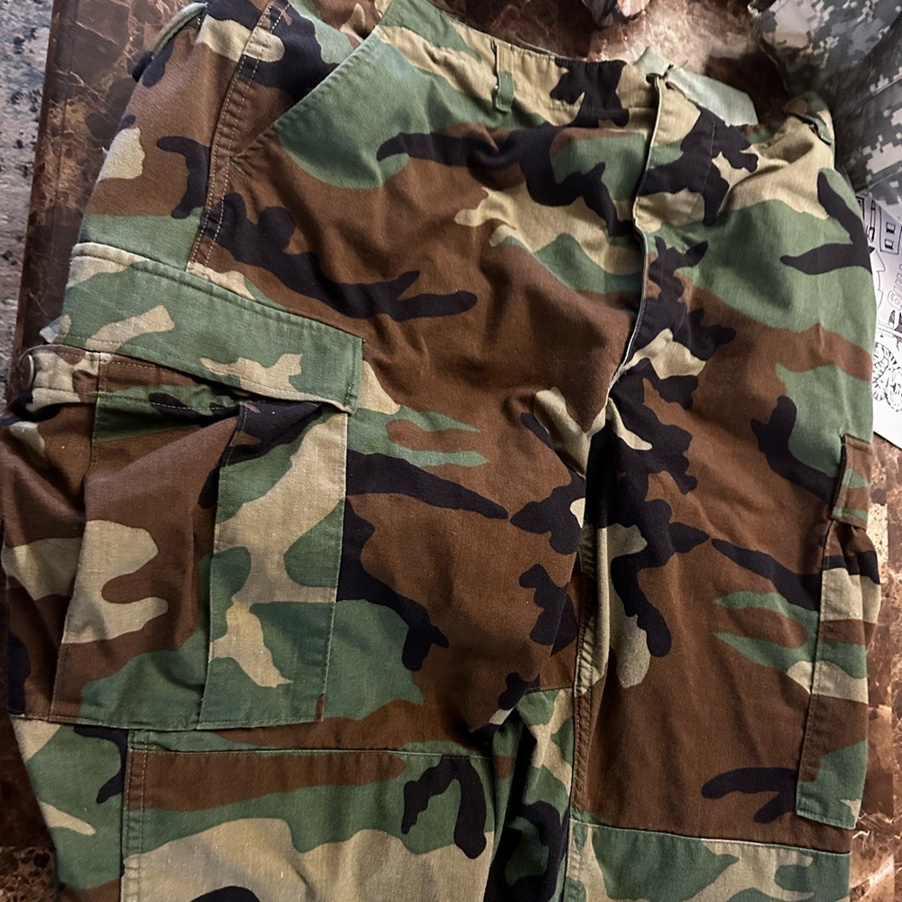 Camo army pants